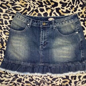Zoey Beth vintage denim jean skirt